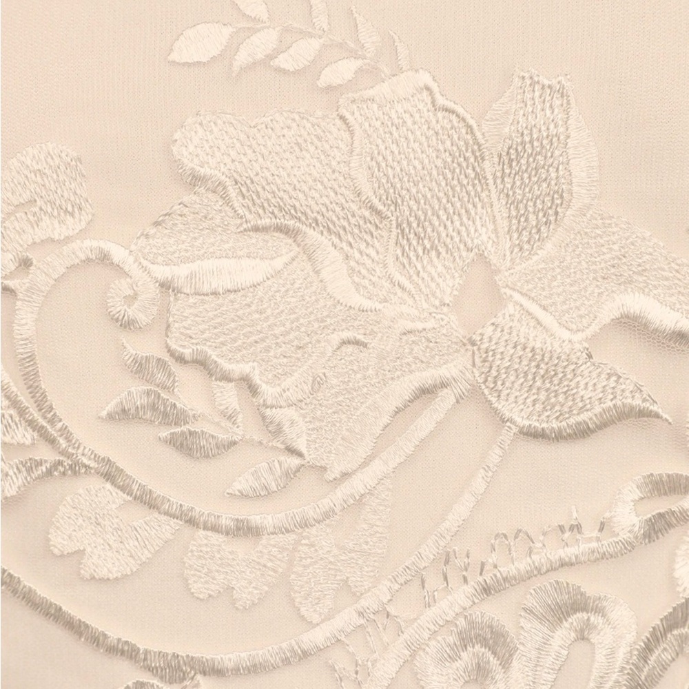Lulu's Ivory Embroidered Floral Mini Dress - Picture 3 of 6